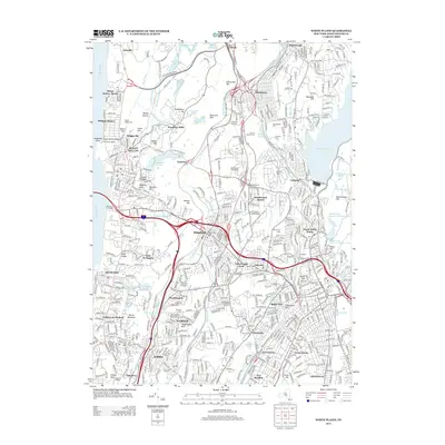 2013 Map of White Plains, 2013 Print