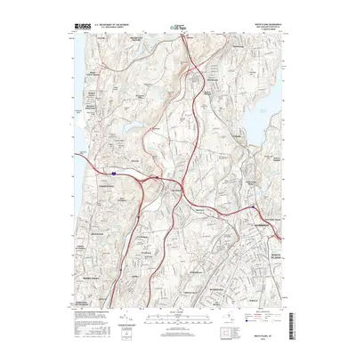 2016 Map of White Plains, 2016 Print