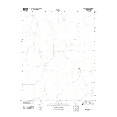 2011 Map of White Pockets, 2011 Print