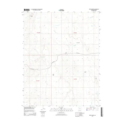 2014 Map of White Pockets, 2014 Print