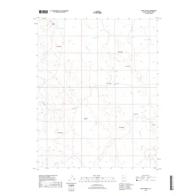 2018 Map of White Pockets, 2018 Print