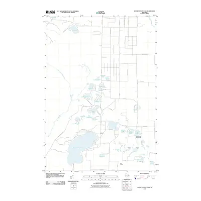 2010 Map of White Potato Lake, 2010 Print
