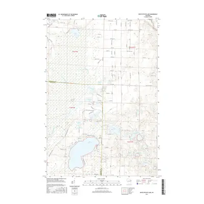 2015 Map of White Potato Lake, 2015 Print