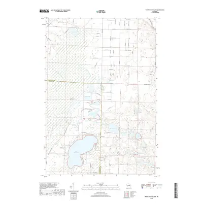 2018 Map of White Potato Lake, 2018 Print