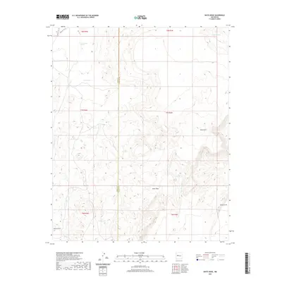 2020 Map of White Ridge, 2020 Print