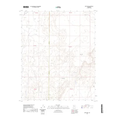 2023 Map of White Ridge, 2023 Print