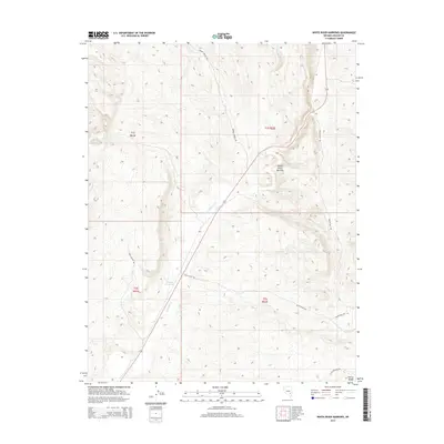 2014 Map of White River Narrows, 2014 Print