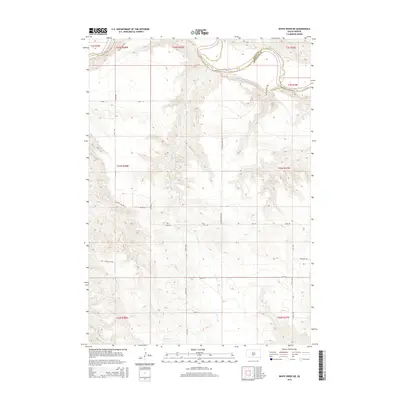 2015 Map of White River NE, 2015 Print