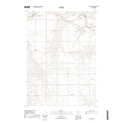 2017 Map of White River NE, 2017 Print