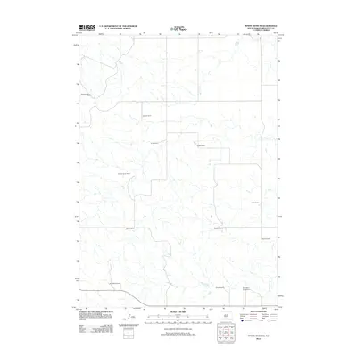 2012 Map of White River SE, 2012 Print
