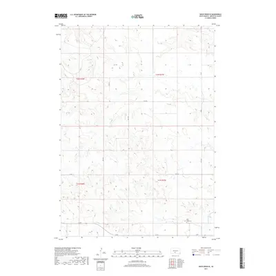 2017 Map of White River SE, 2017 Print