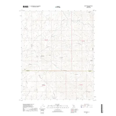 2018 Map of White River, 2018 Print