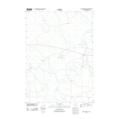 2012 Map of White River West, 2012 Print
