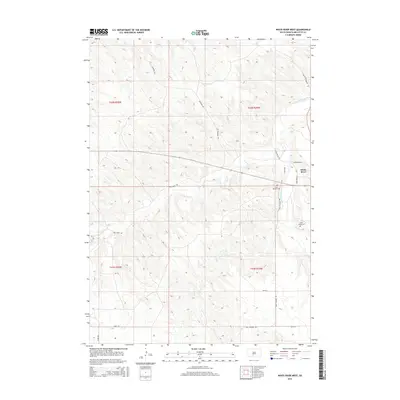 2015 Map of White River West, 2015 Print