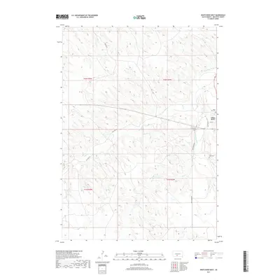 2017 Map of White River West, 2017 Print