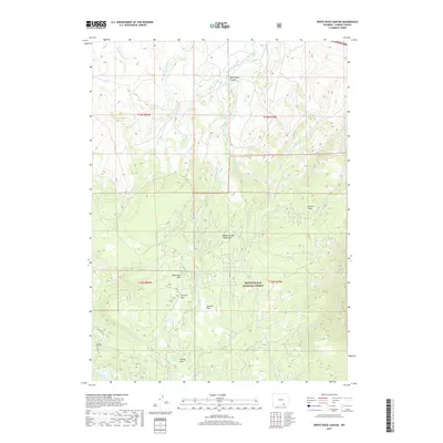 2017 Map of White Rock Canyon, 2017 Print