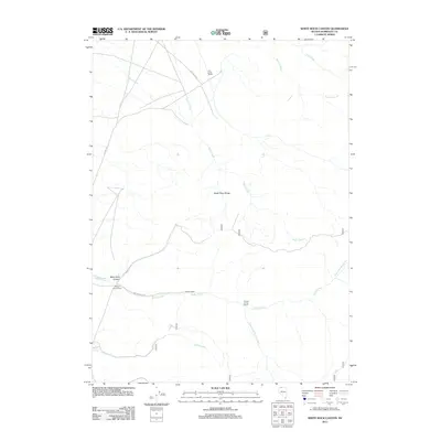 2011 Map of White Rock Canyon, 2011 Print