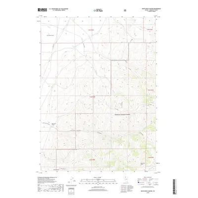 2018 Map of White Rock Canyon, 2018 Print