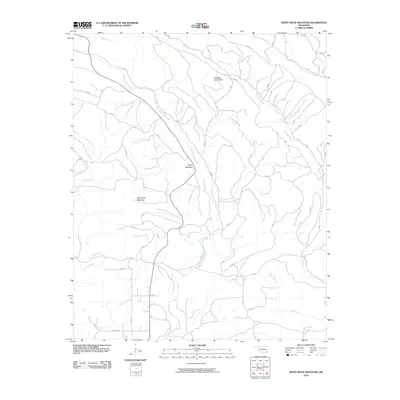 2010 Map of White Rock Mountain, 2010 Print