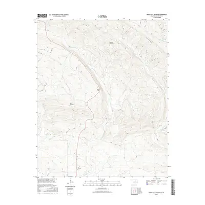 2016 Map of White Rock Mountain, 2016 Print