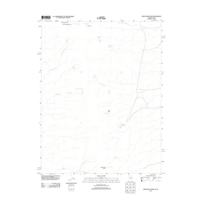 2012 Map of White Rock Peak, 2012 Print