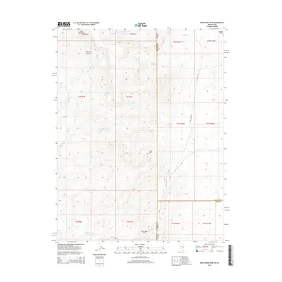 2014 Map of White Rock Peak, 2014 Print