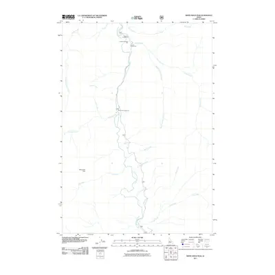 2011 Map of White Rock Peak, 2011 Print