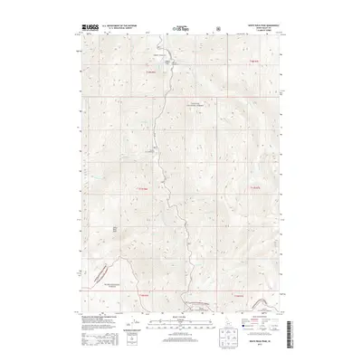 2013 Map of White Rock Peak, 2013 Print