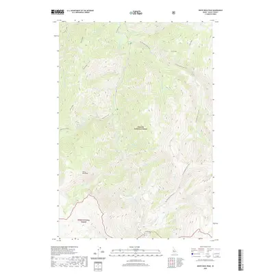 2020 Map of White Rock Peak, 2020 Print