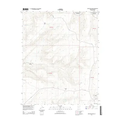 2014 Map of White Rock Wash, 2014 Print