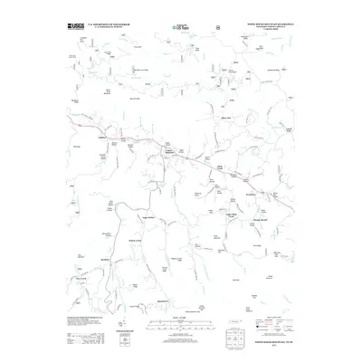 2013 Map of White Rocks Mountain, 2013 Print