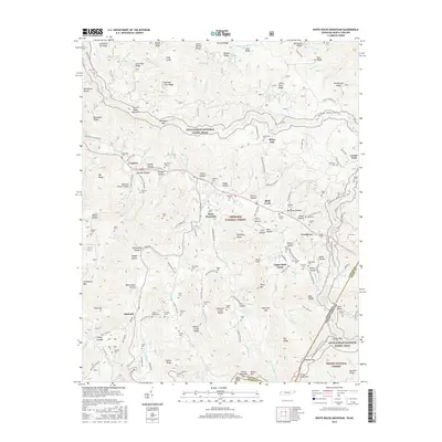2016 Map of White Rocks Mountain, 2016 Print