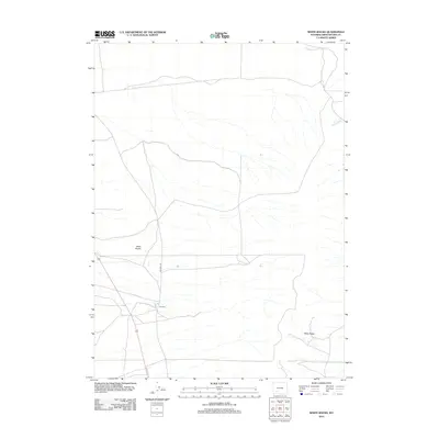 2012 Map of White Rocks, 2012 Print