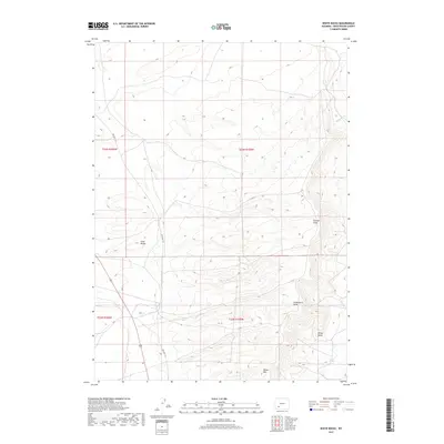 2017 Map of White Rocks, 2017 Print