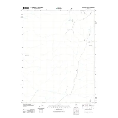 2012 Map of White Sage Canyon, 2012 Print