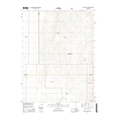 2014 Map of White Sage Canyon, 2014 Print