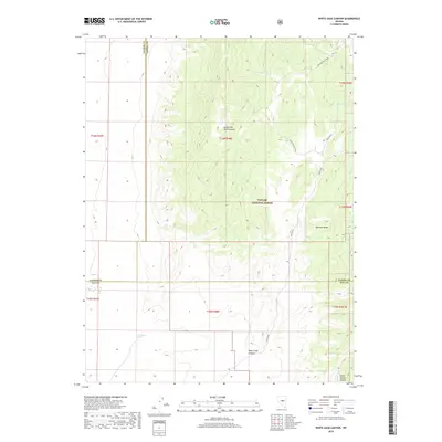 2018 Map of White Sage Canyon, 2018 Print
