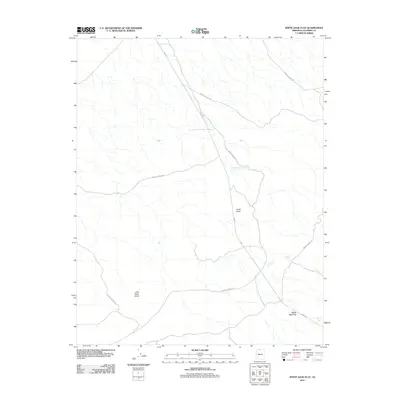 2011 Map of White Sage Flat, 2011 Print