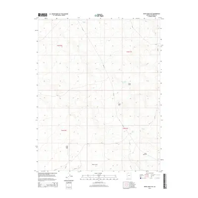 2014 Map of White Sage Flat, 2014 Print