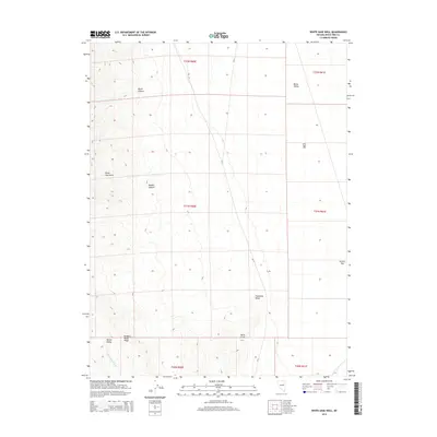 2014 Map of White Sage Well, 2014 Print