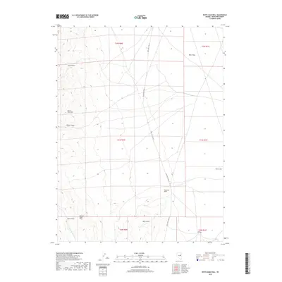 2018 Map of White Sage Well, 2018 Print
