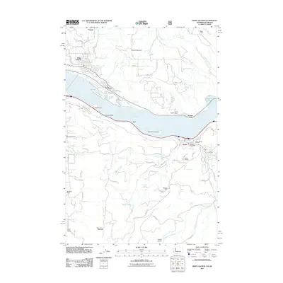 2011 Map of White Salmon, 2011 Print
