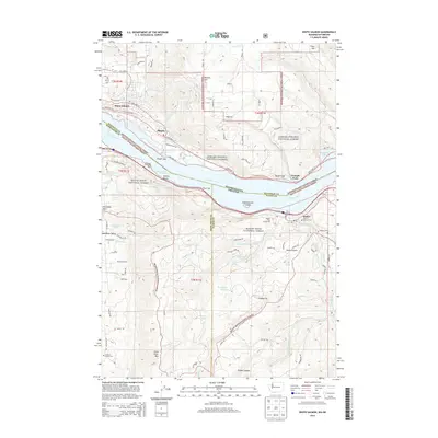 2014 Map of White Salmon, 2014 Print