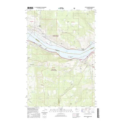 2017 Map of White Salmon, 2017 Print
