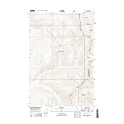 2013 Map of White Sand Lake, 2013 Print