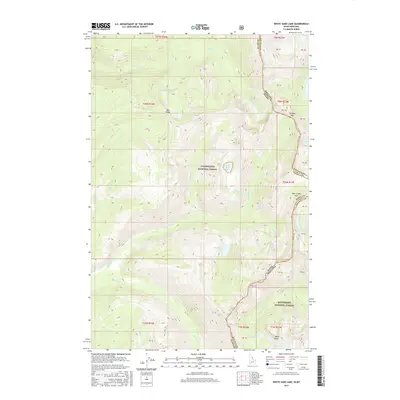 2017 Map of White Sand Lake, 2017 Print