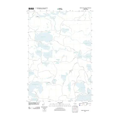 2010 Map of White Sand Lake, 2010 Print