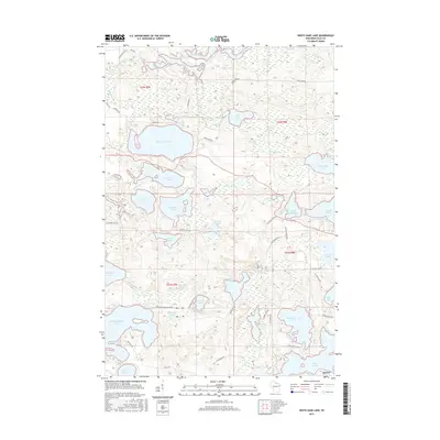 2015 Map of White Sand Lake, 2015 Print