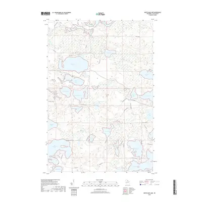 2018 Map of White Sand Lake, 2018 Print