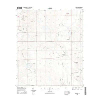 2015 Map of White Sand, 2015 Print